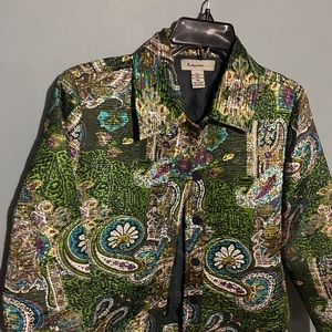 SELLING ANALOGY TOP FOR WOMEN SIZE PETITE MEDIUM COLOR FLORAL 🍃🍂🌾🌱